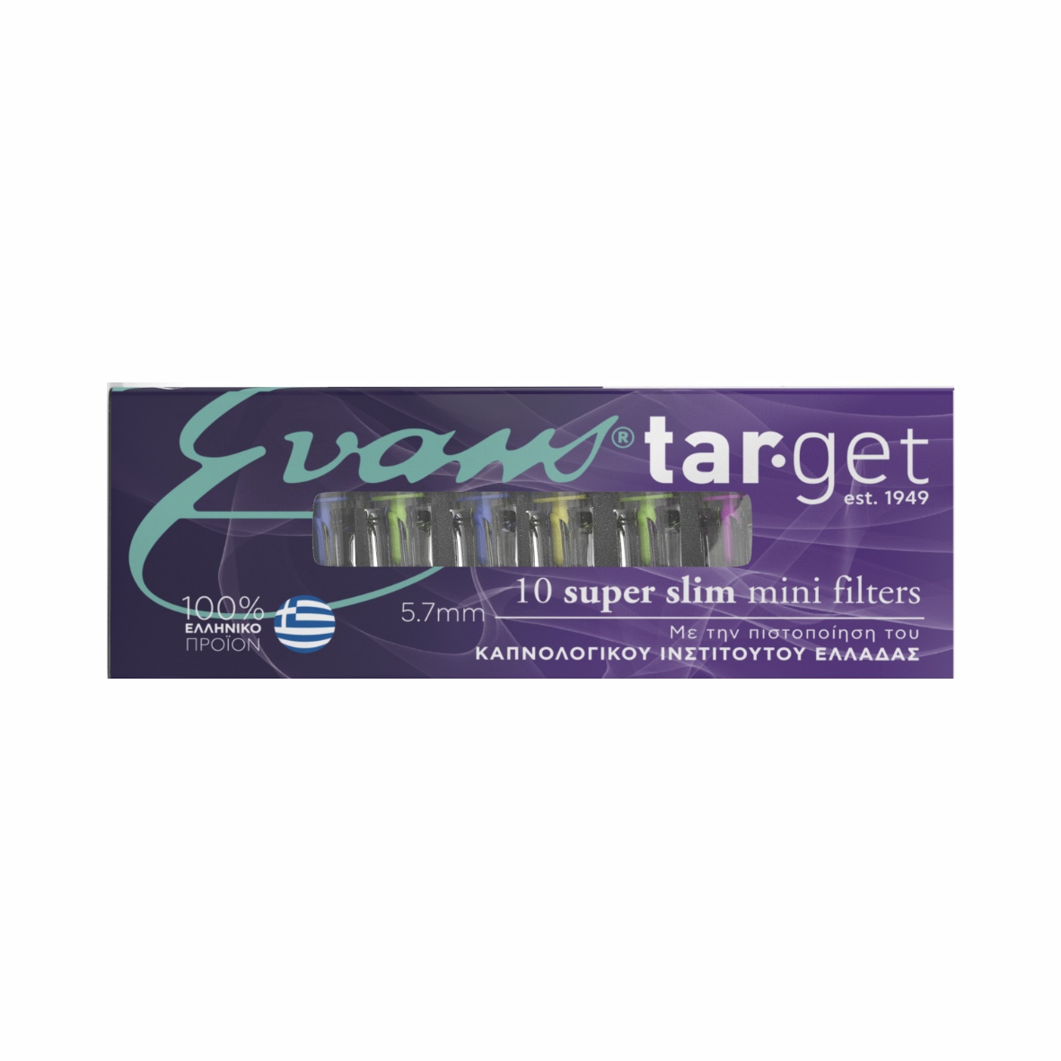 Πιπάκια τσιγάρου 5.7mm Super Slim TARGET by Evans