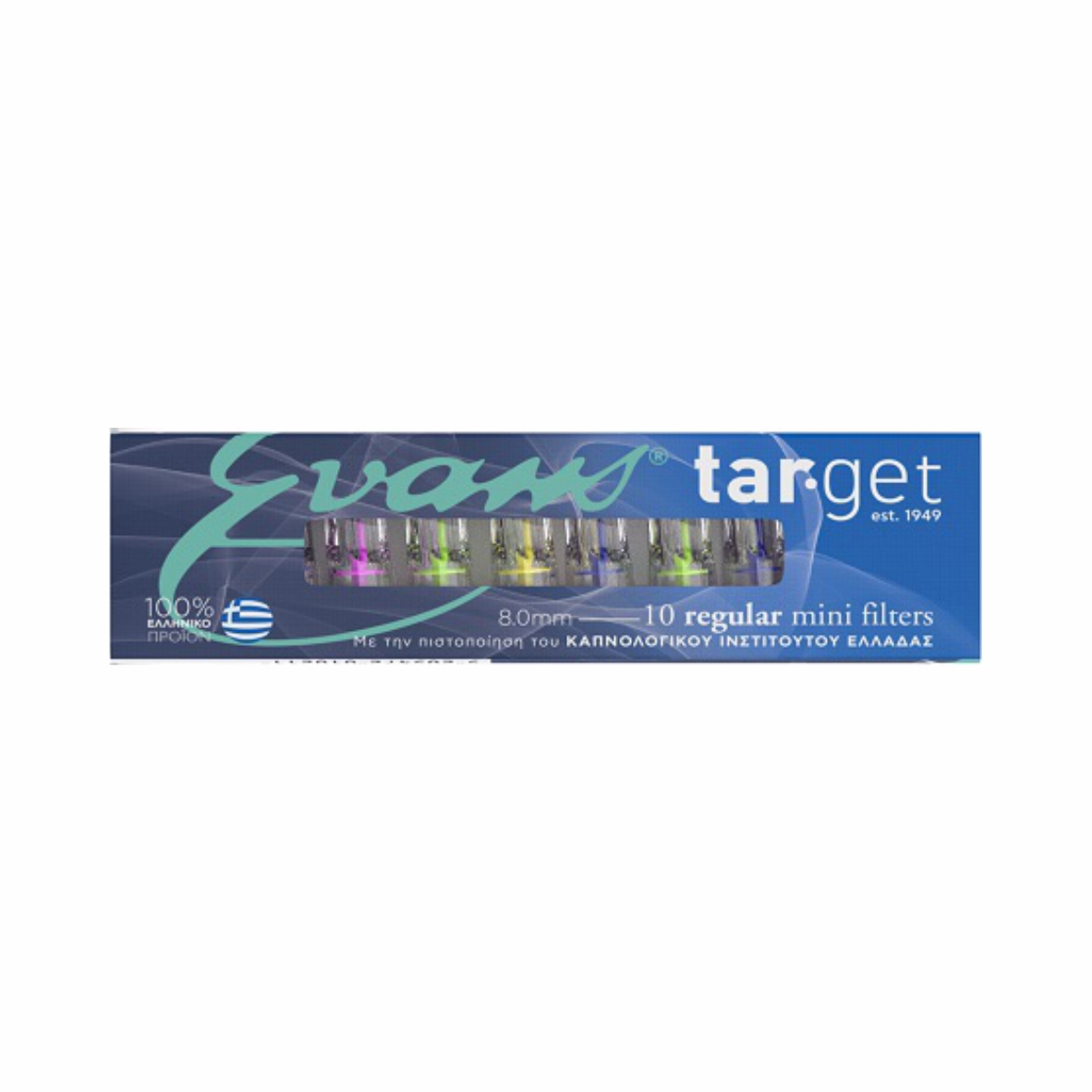 Πιπάκια τσιγάρου 8mm Regular TARGET by Evans