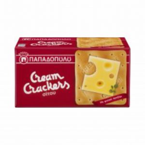 Παπαδοπούλου Cream Crackers Σίτου (140gr)
