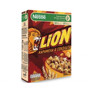 Nestle Lion με Καραμέλα - Σοκολάτα (400gr)