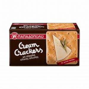 Παπαδοπούλου Cream Crackers Σίκαλης (175gr)