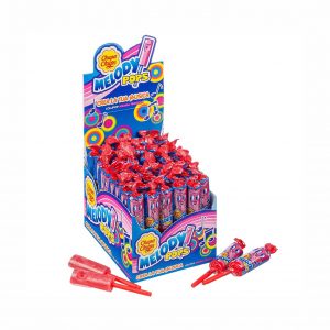 Chupa Chups Melody Pops Σφυρίχτρα με Γεύση Φράουλα (48τμχ)
