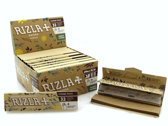 Χαρτάκια King Size Rizla Natura 32 φύλλων με τζιβάνες - Image 2
