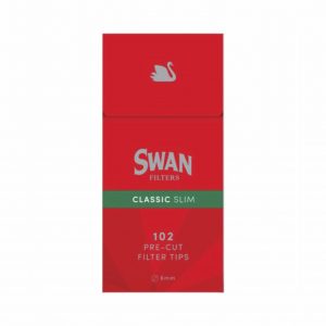 Φιλτράκια SWAN 6mm Classic Slim Κόκκινα