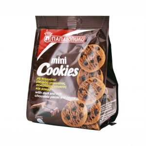 Παπαδοπούλου Mini Cookies 70gr (Κακάο & Κομμάτια Σοκολάτας)
