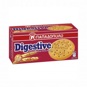 Παπαδοπούλου Μπισκότα Digestive με Αλεύρι Ολικής Άλεσης 250gr