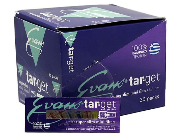 Πιπάκια τσιγάρου 5.7mm Super Slim TARGET by Evans - Image 2