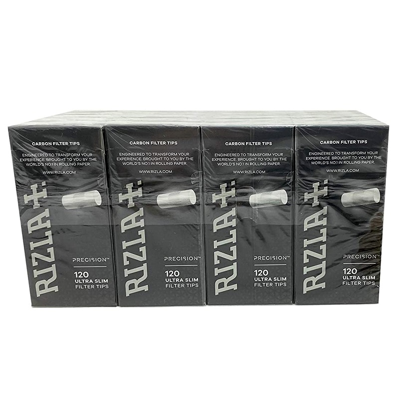 Φιλτράκια 5.7mm Ultra Slim Rizla CARBON Precision συσκευασία 20τμχ-periptero24.gr