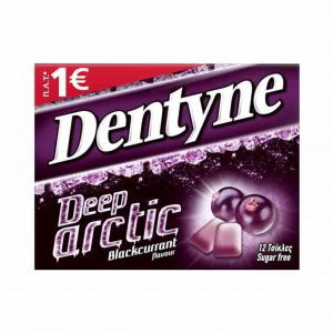 Dentyne Deep Arctic Φραγκοστάφυλλο Χωρίς Ζάχαρη (16,8gr)