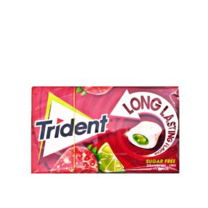 Trident Long Lasting Φράουλα - Λάιμ Χωρίς Ζάχαρη (22gr)
