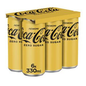 Coca Cola Zero Λεμόνι Χωρίς Ζάχαρη 6X330 ml