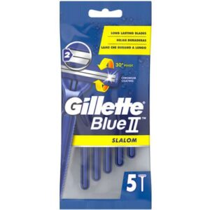 Gillette Blue II Slalom 5τμχ