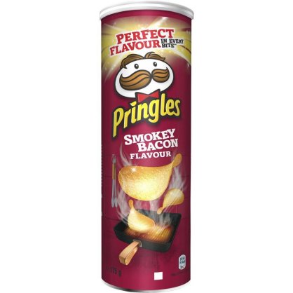 Pringles Bacon 165g-periptero24.gr