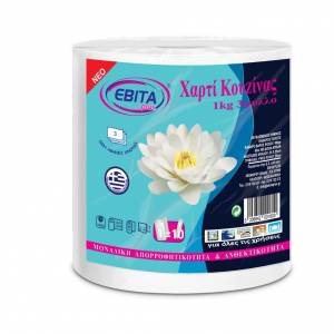 Χαρτί Κουζίνας ΕΒΙΤΑ 3Φύλλα 1kg