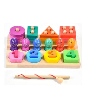 Montessori - Ξύλινο εκπαιδευτικό Παιχνίδι Ψαρέματος