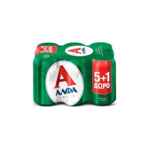 Αλφα Μπύρα κουτάκι (6χ330ml)