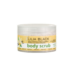 Lilia Black Body Scrub με Βανίλια 250ml