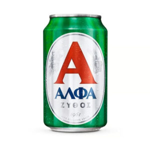 Αλφα Μπύρα κουτάκι 330ml