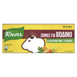 Κύβος Knorr Βοδινό 120gr (12τμχ)