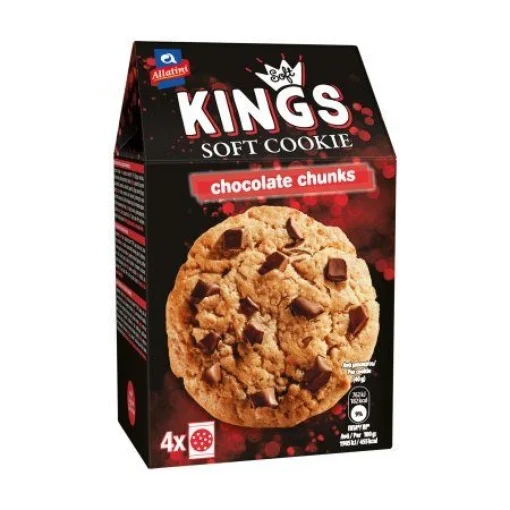 Αλλατίνη Μπισκότα Kings Cookie με Κομματάκια Σοκολάτας (160gr)