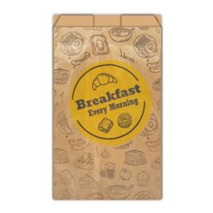 Χαρτοσακούλα Κραφτ Καφέ (Breakfast) - (12x28cm) - (10kg)