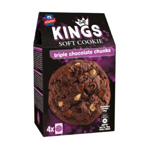 Αλλατίνη Μπισκότα Τριπλή Σοκολάτα Soft Kings (160g)