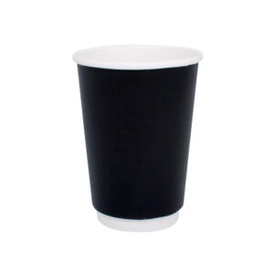 Ποτήρι Χάρτινο Διπλότοιχο 25τμχ (Μαύρο)  16oz