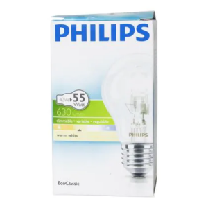 Philips EcoClassic 42W E27 230V A55 Clear