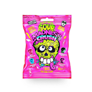 Sour Madness Pink Crush Zαχαρωτα Skull Shock (60gr)