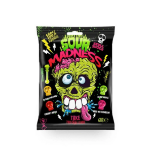 Sour Madness Black Ζαχαρωτά Skull Shock (60gr)