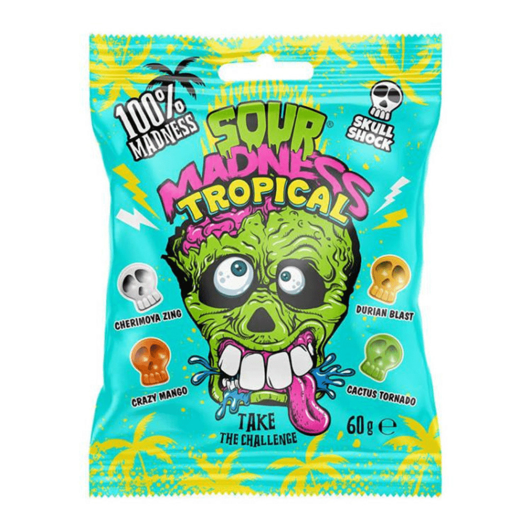 Sour Madness Ζαχαρωτά Tropical (60gr)