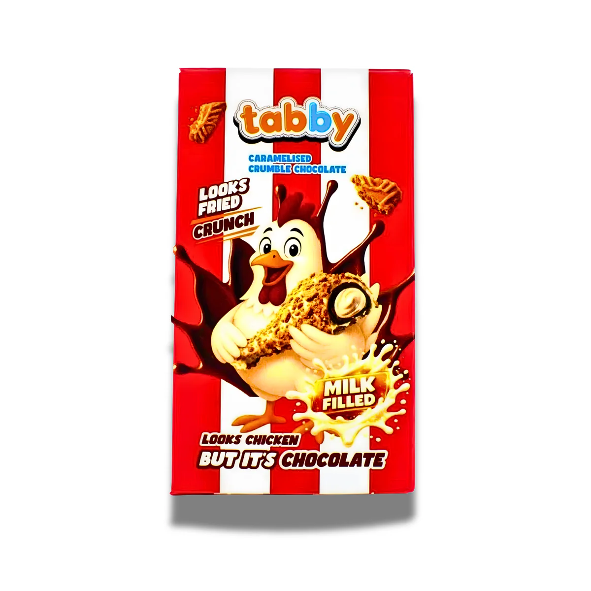Tabby Crunch Milk Filled Chocolate Chicken