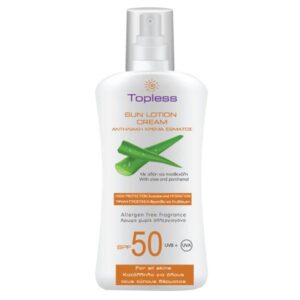 Topless Αντηλιακή Λοσιόν Spray SPF50 (150ml)